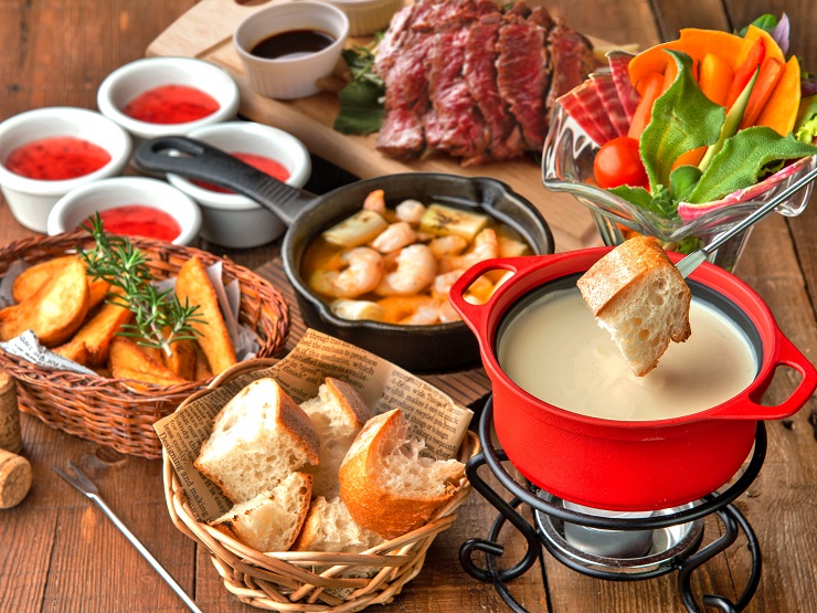 《肉×チーズ女子会コース》2時間飲み放題付！全6品/金･土･祝前日